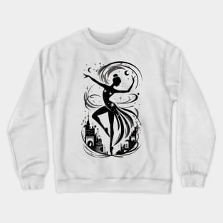 Night Dancer: A Mystical Journey Under the Moonlight Crewneck Sweatshirt